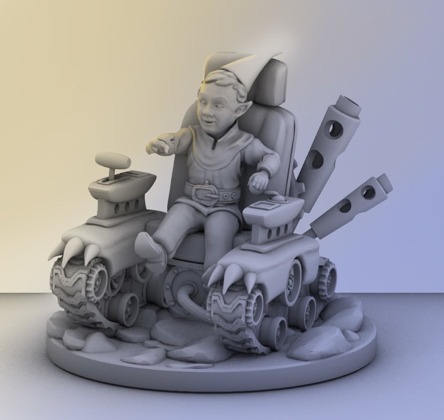 Gnome Artificer - Tabletop Miniature