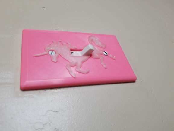 Unicorn Light Switch Cover