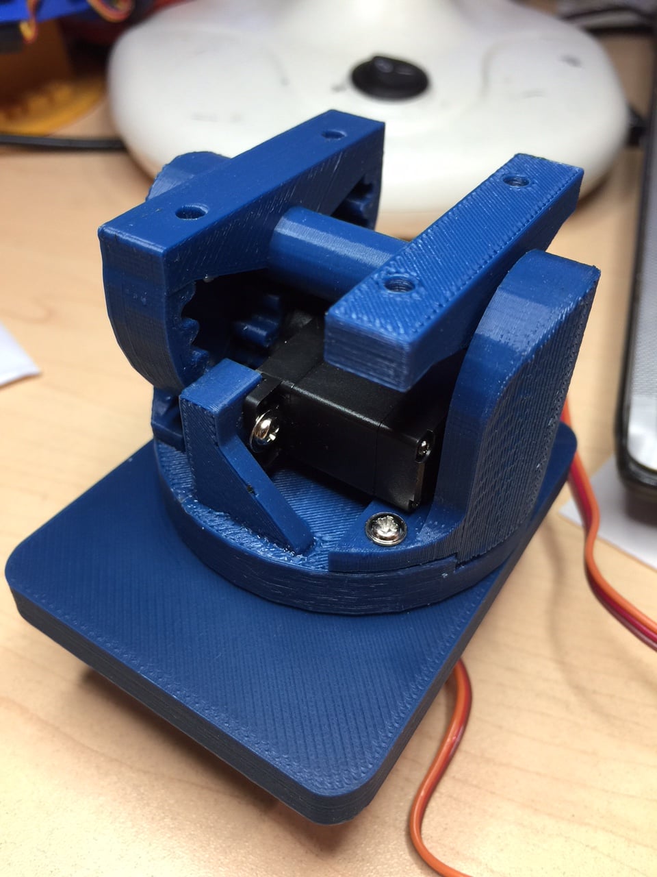 Servo driven ball raced & geared pan/tilt