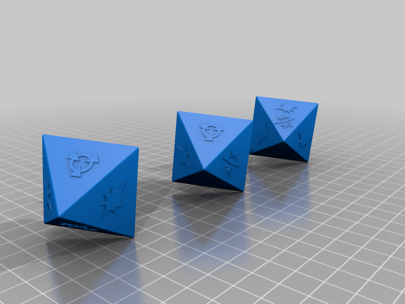 SW Armada Dice Set (Red Blue & Black 1ea)
