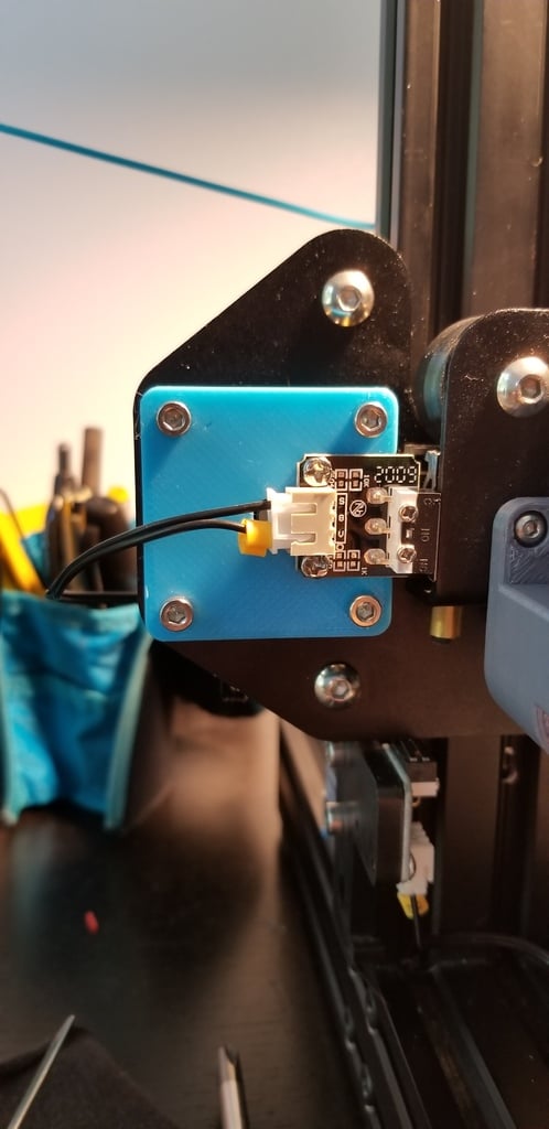 Ender 3 Pro X-axis end-stop switch mounting plate
