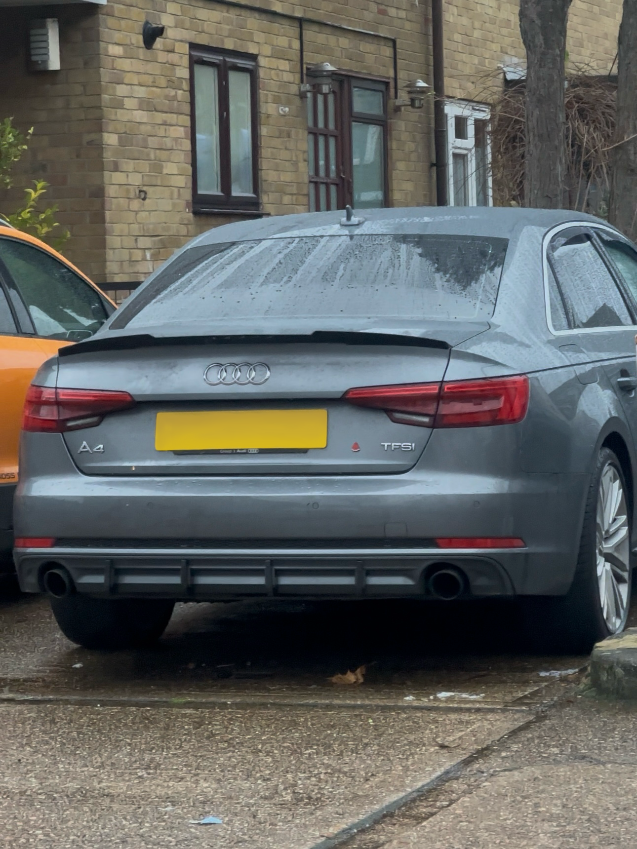 Rear diffuser fins - Audi A4 B9 (2016-2019)