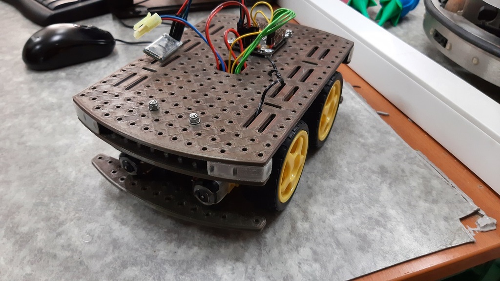 4WD small robot car body
