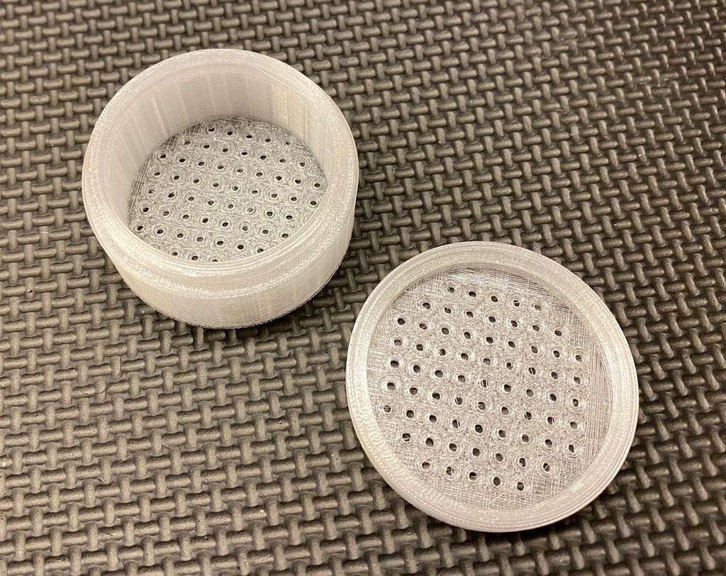 Loose Desiccant Container for Filament Storage (screw top)