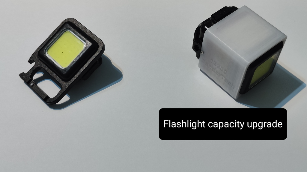 Keychain flashlight upgrade