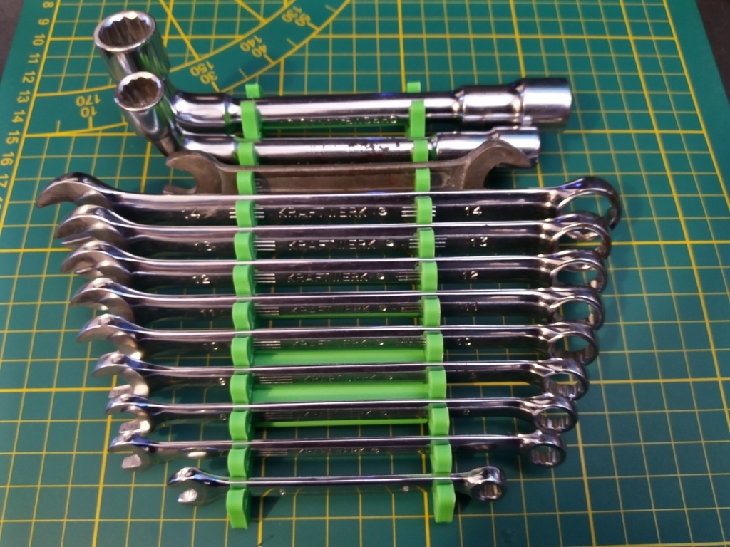 Custom wrench holder/organizer