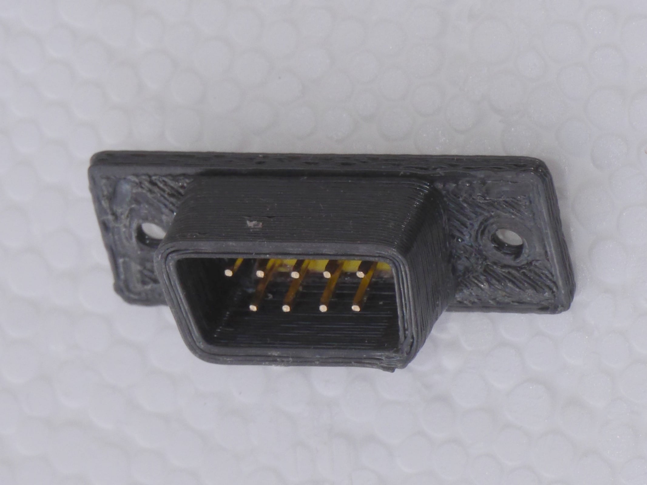 DB9 male socket (just add 0.1" header)