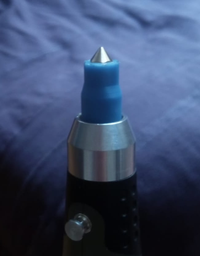 Printing nozzle polishing adaptor for proxxon rotary tool