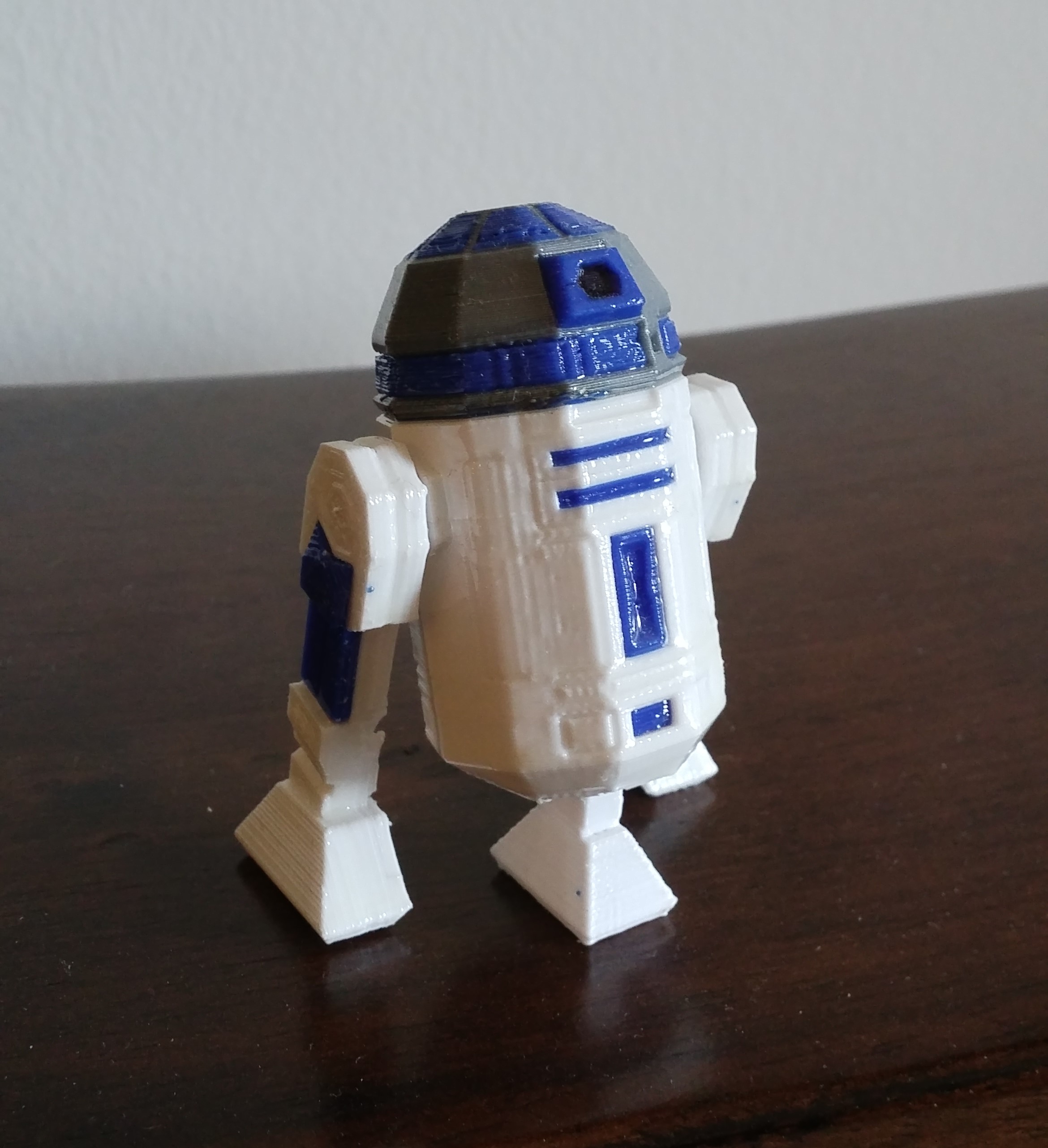 Low Poly R2D2 Three Color Remix