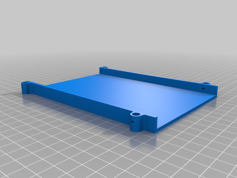 HDD Stackable Tray with base, lid, SSD, fan support and locking pin support