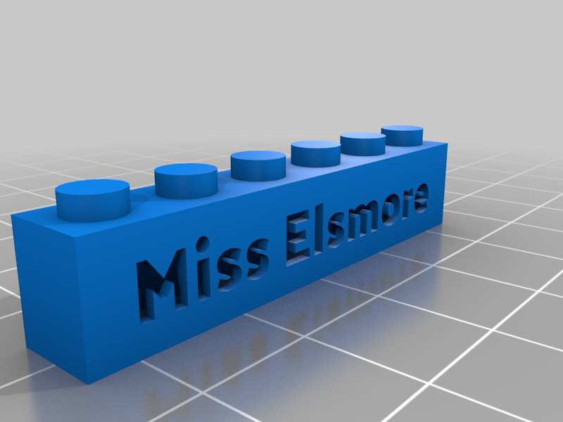 Miss Elsmore d Brick Palanquin Holes