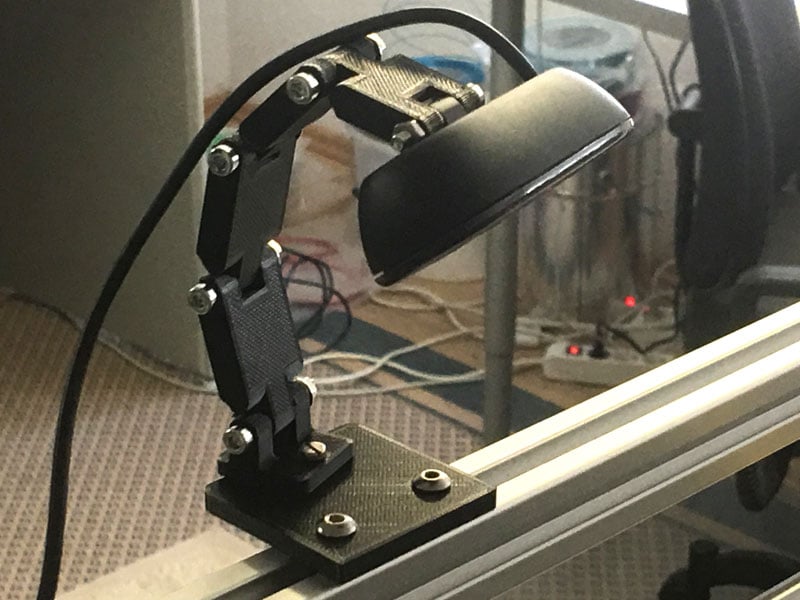 Camera Mount for Logitech C270 on 2020 Extrusion