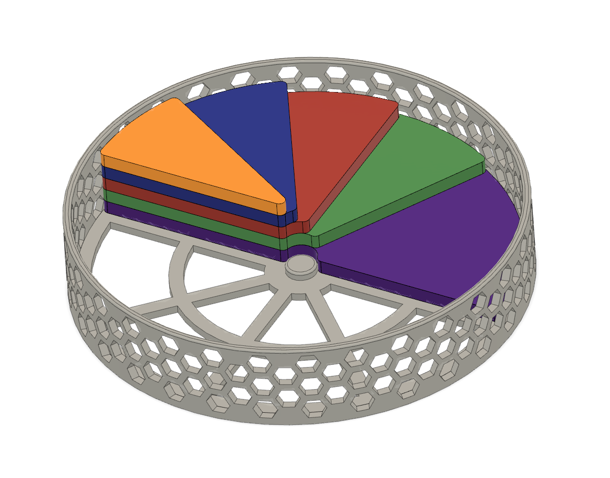 Color Pie Puzzle Game