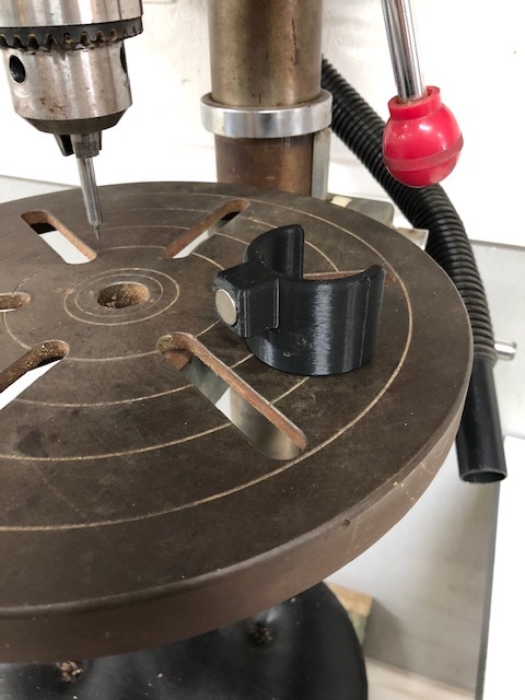 Drill Press magnetic vacuum hose 