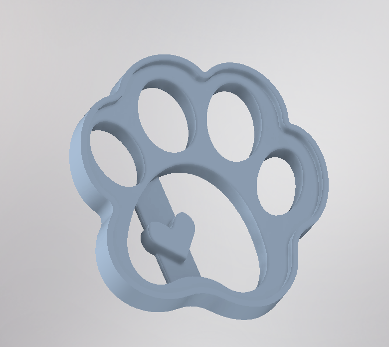 cookie cutter paw