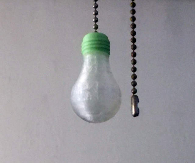 Light bulb chain pull