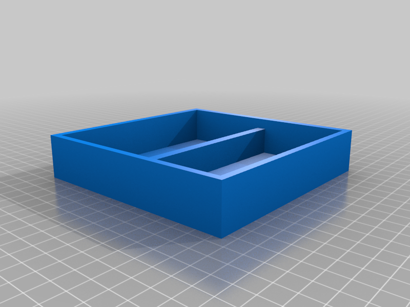 Small Parts Box w/ Separator - Print in Place