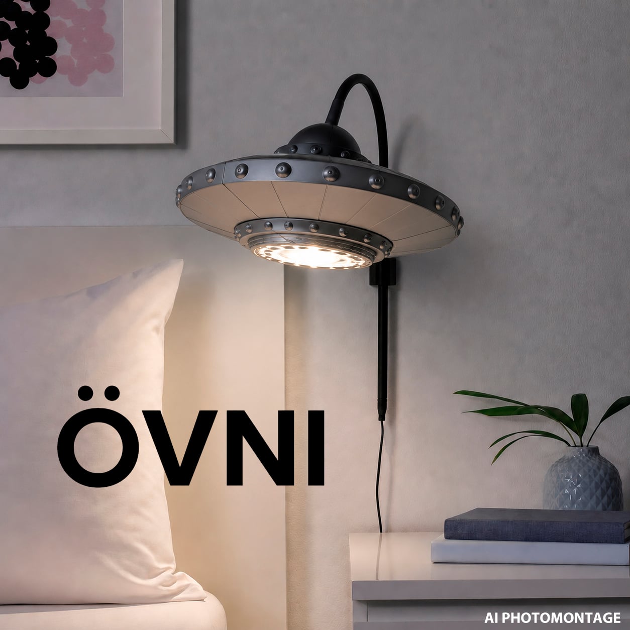 ÖVNI – IKEA NÄVLINGE UFO Lamp Hack