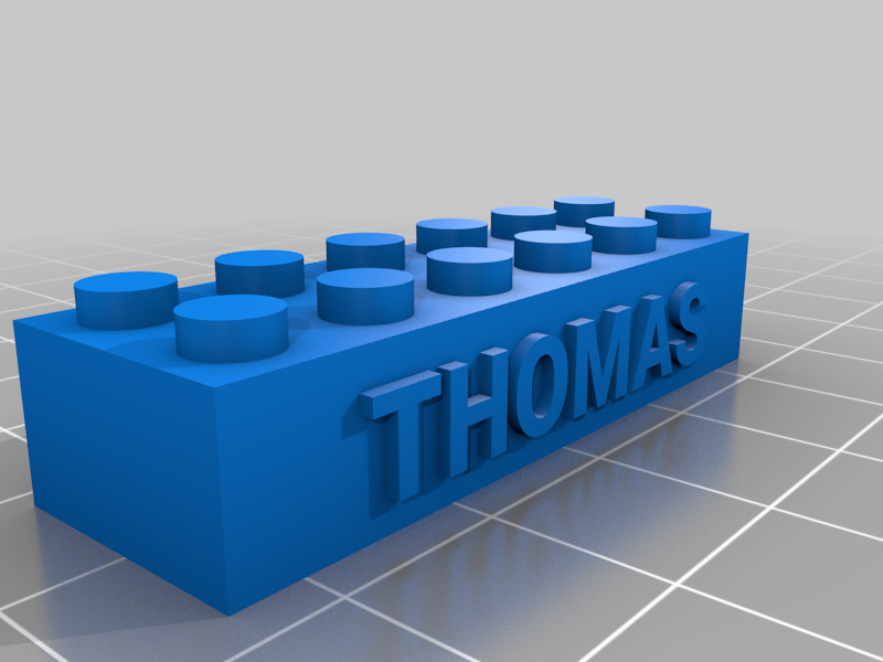 THOMAS Lego Compatible Name Brick