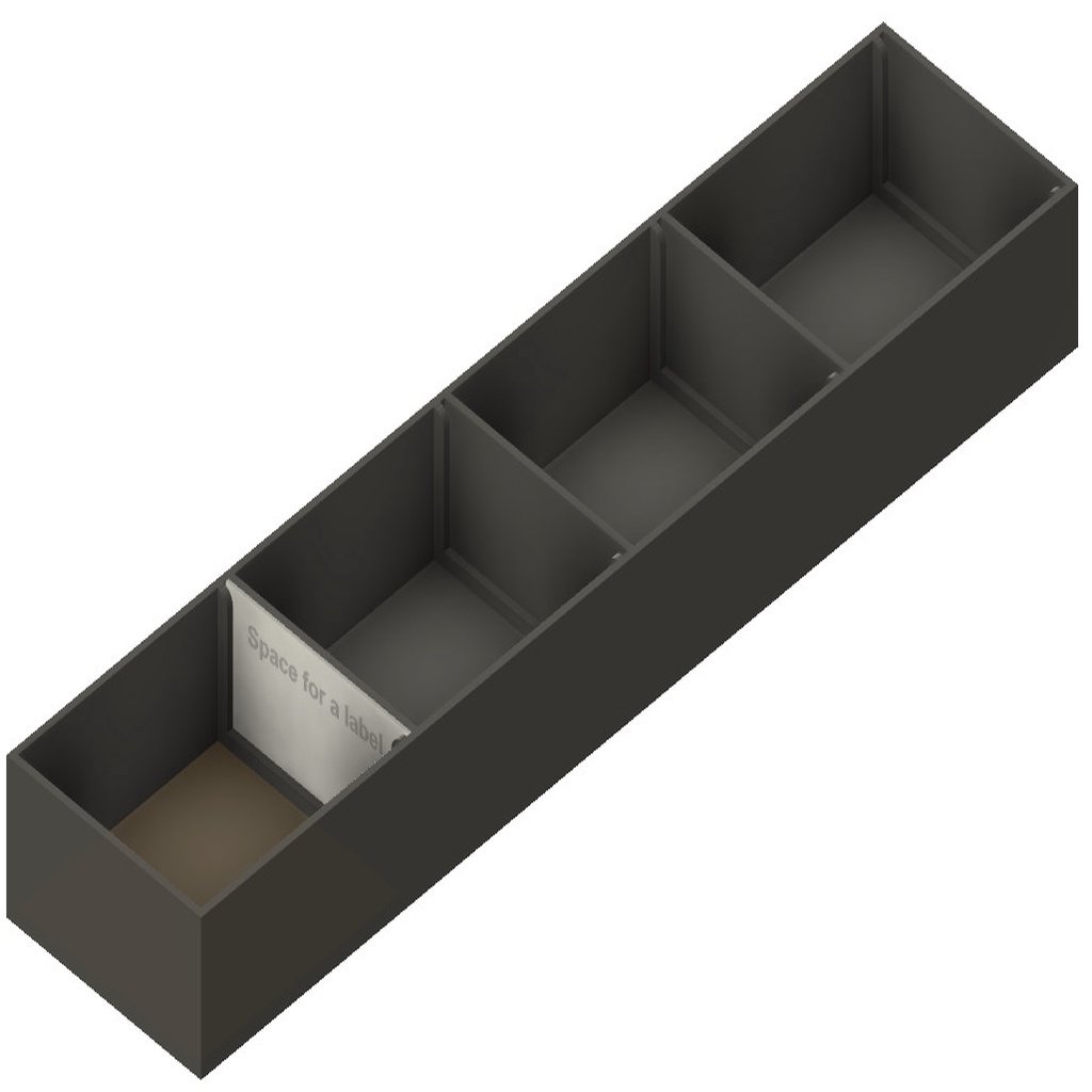 Spare parts / components trays