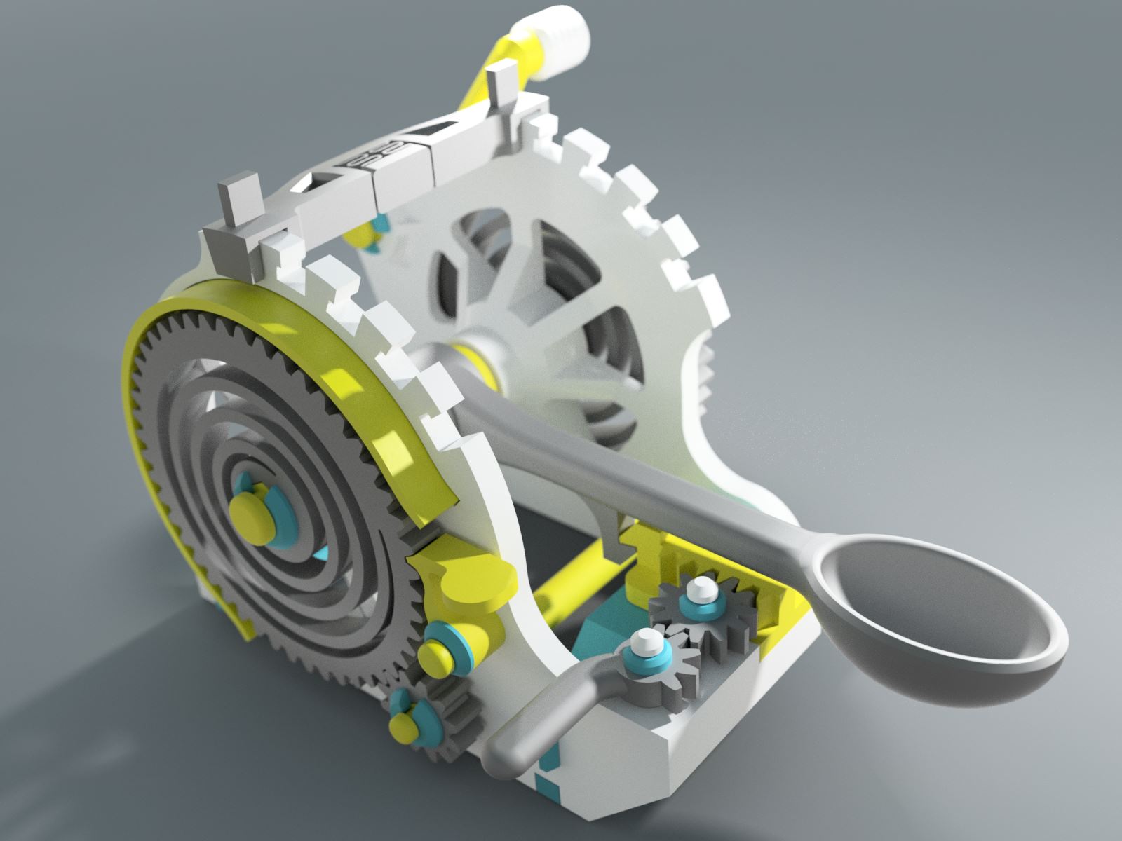 Toy catapult / mechanical / spring loaded / adjustable angle