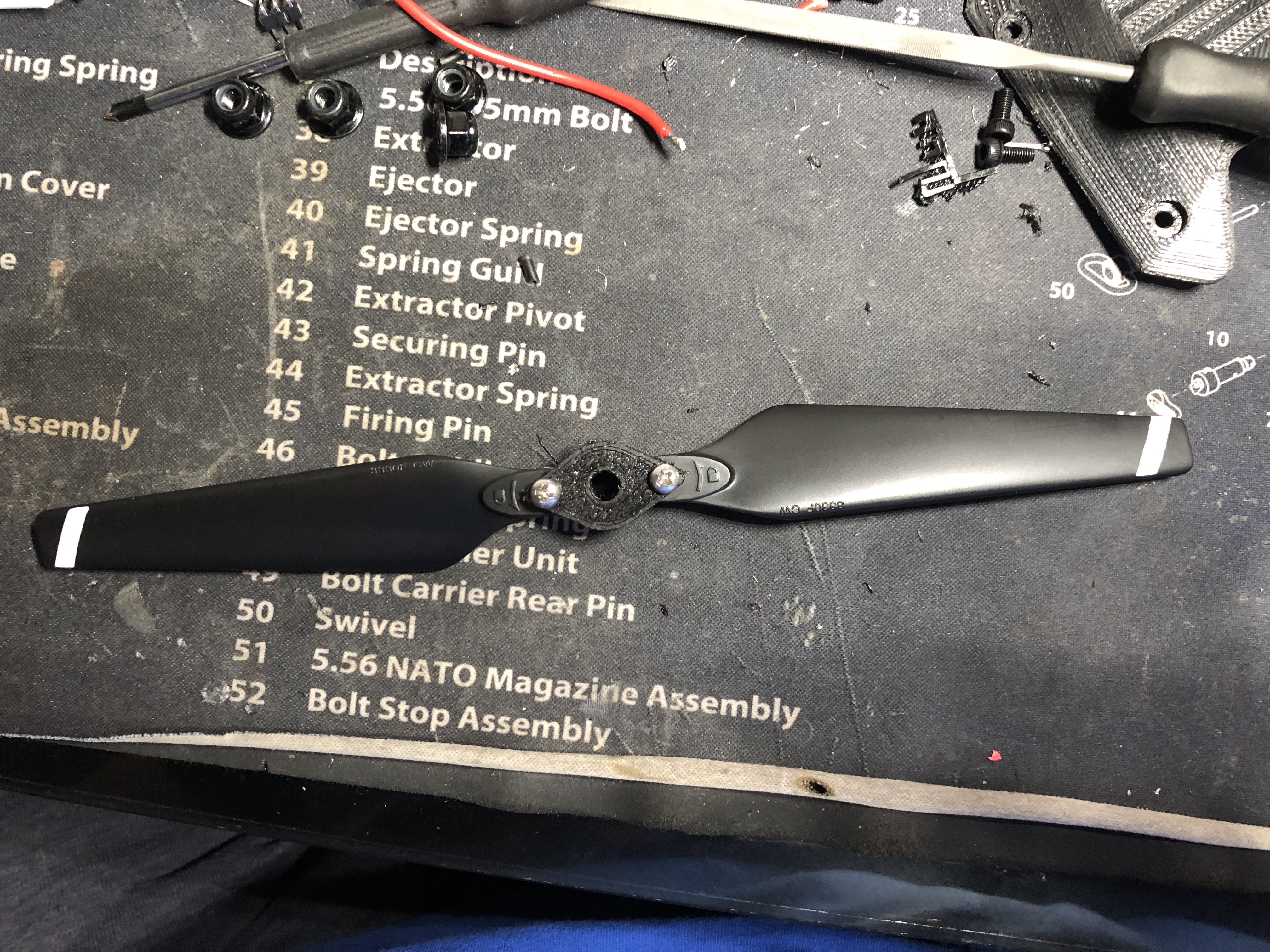 Mavic Pro Clone Prop Adapter
