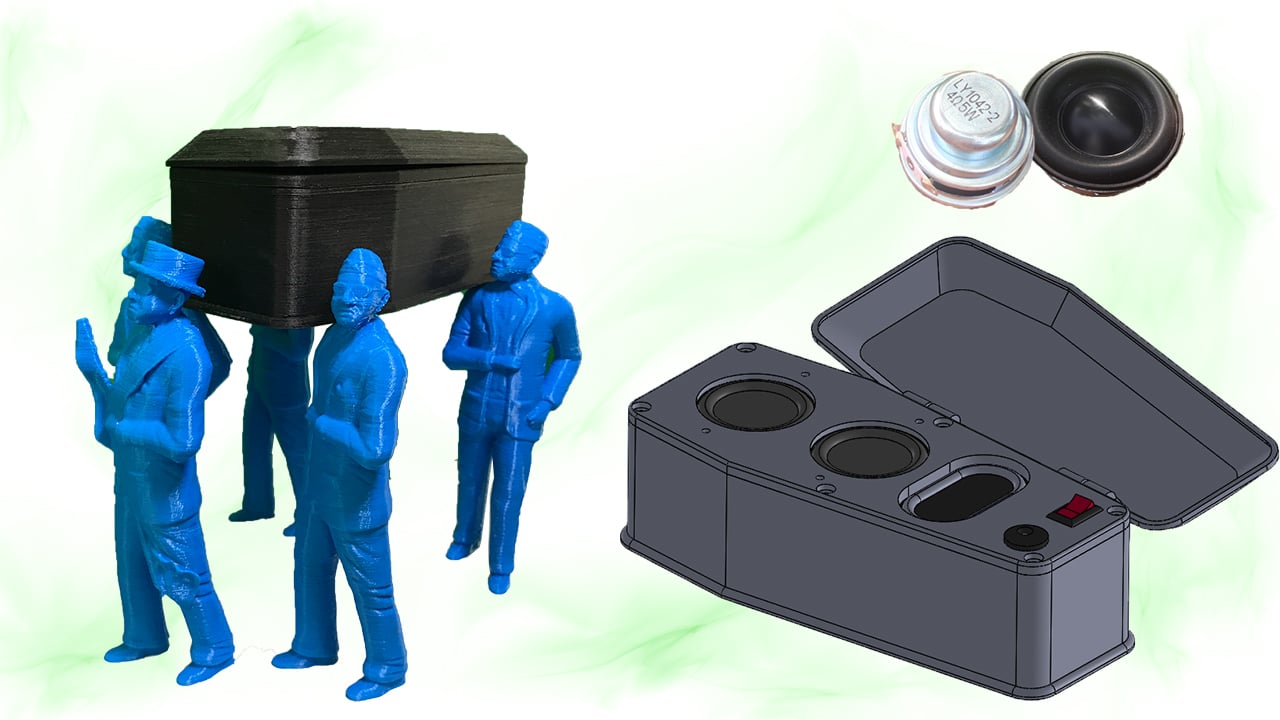 Coffin Speaker bluetooth