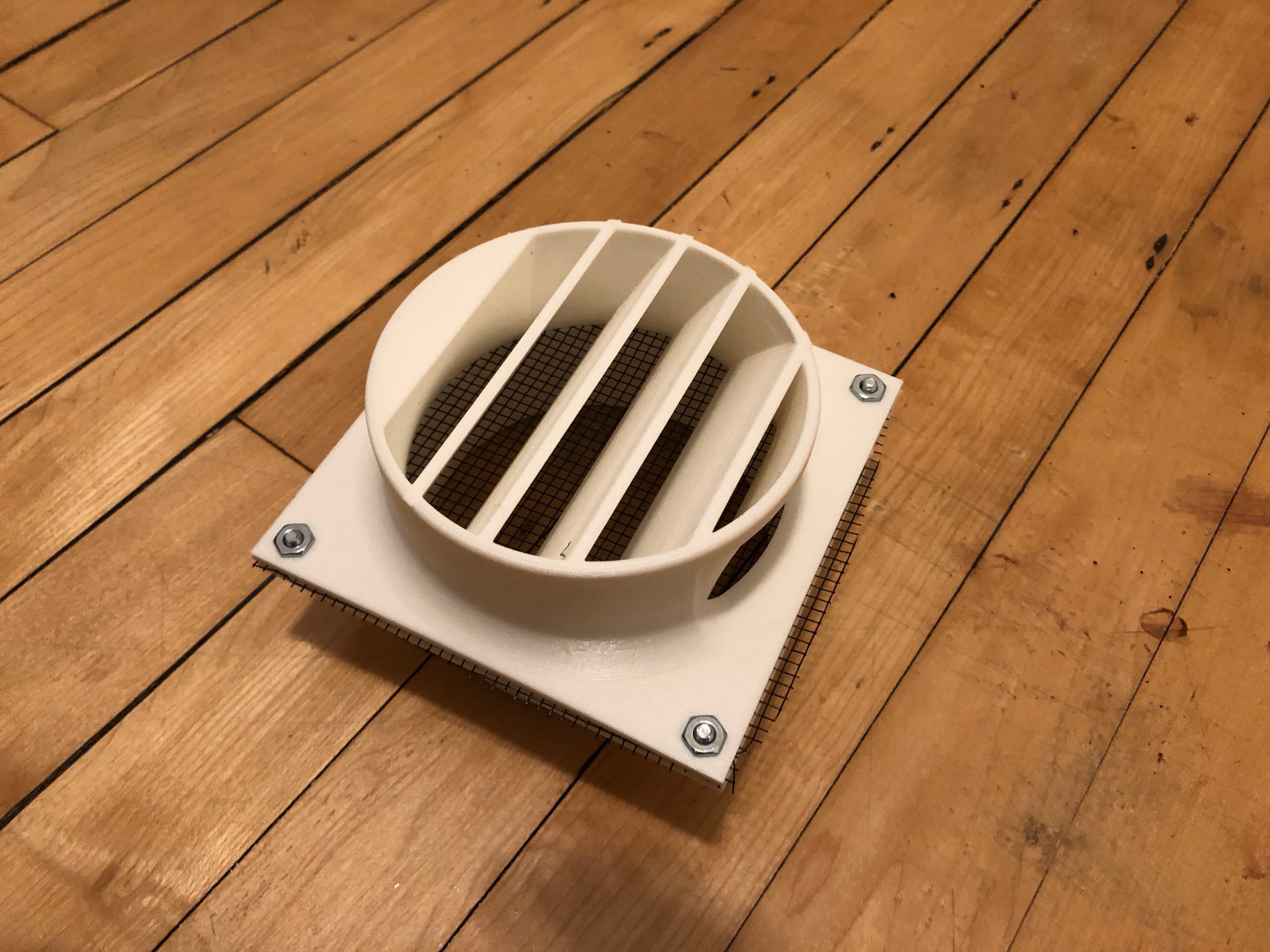 The Antminer intake and exhaust kit - 4 inch ducts