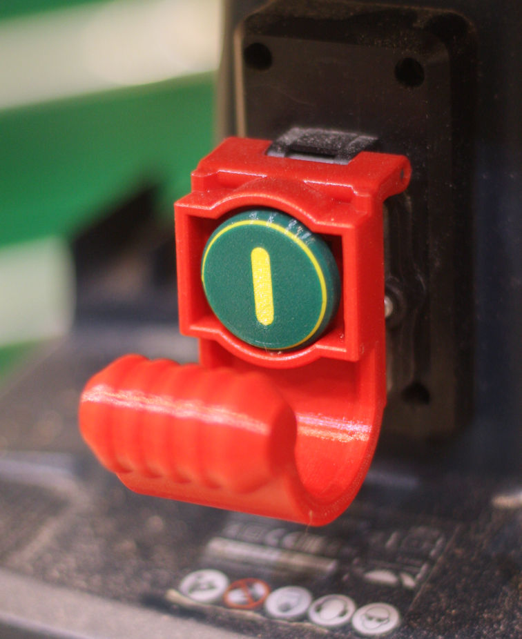 Improved GTS10XC start stop button