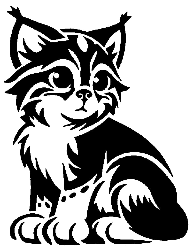 Cat stencil 7