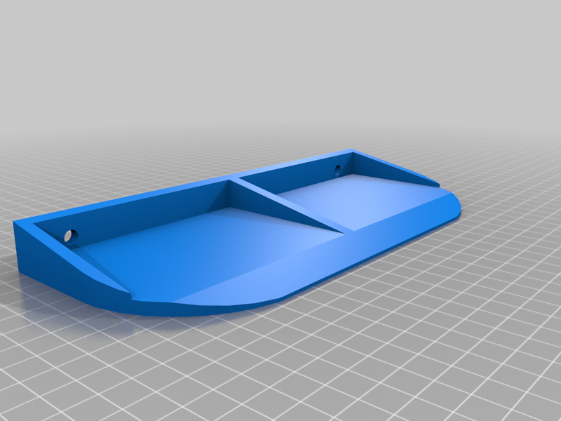 Simple shelf with rounded edges