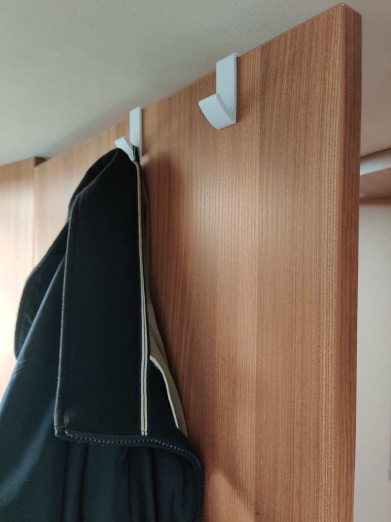 Clothes hook for motorhome