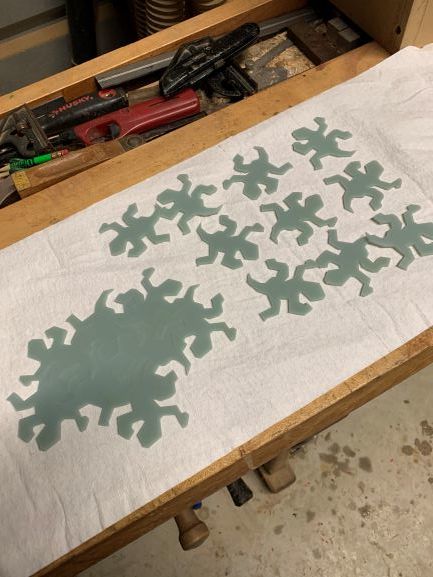 Escher lizard puzzle