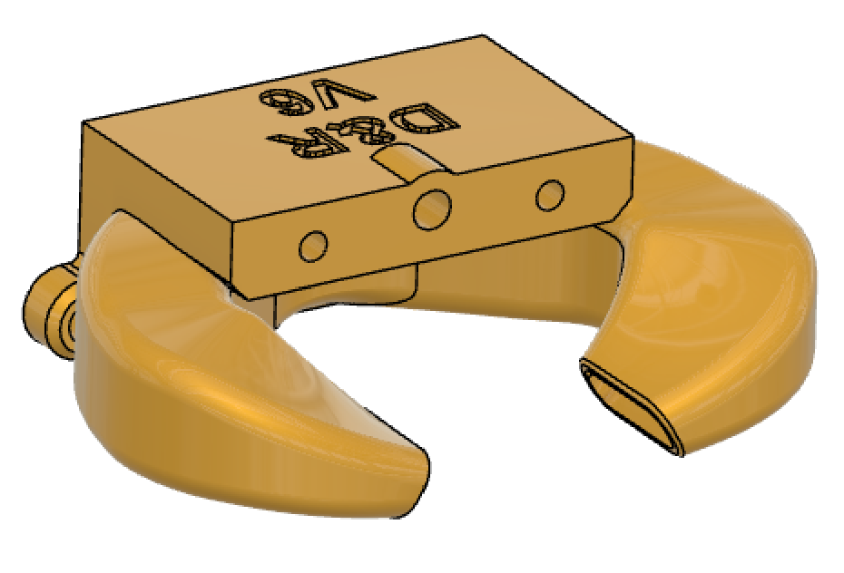 Gaping Maw back plates, fan mounts & ducts for Rat Rig printer carriages.