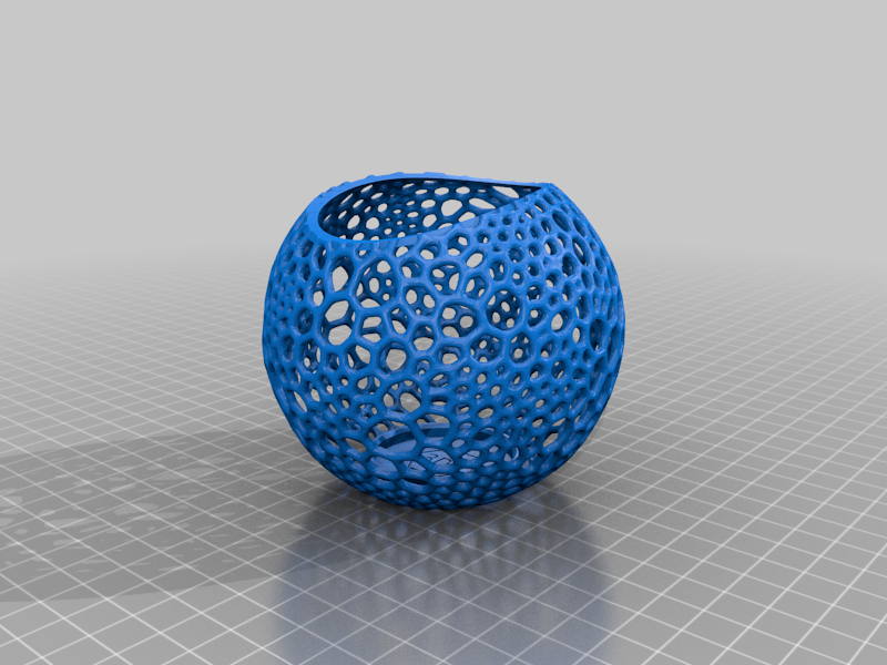 Voronoi LED Tealight Holder
