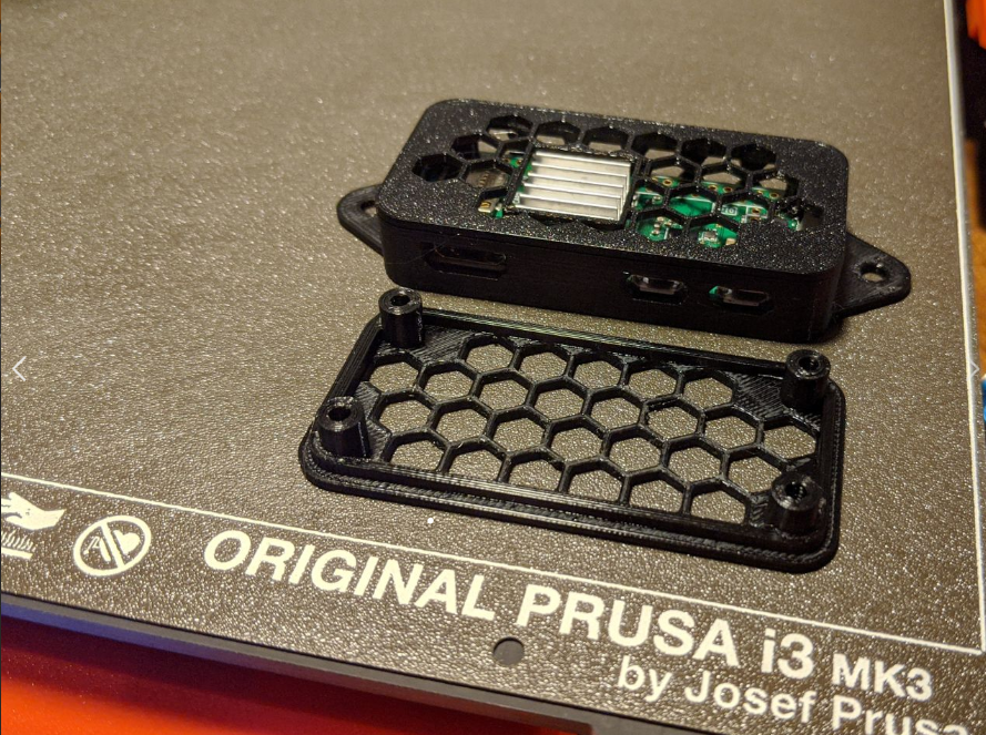 Raspberry Pi Zero Slim Case with Mounting Tabs