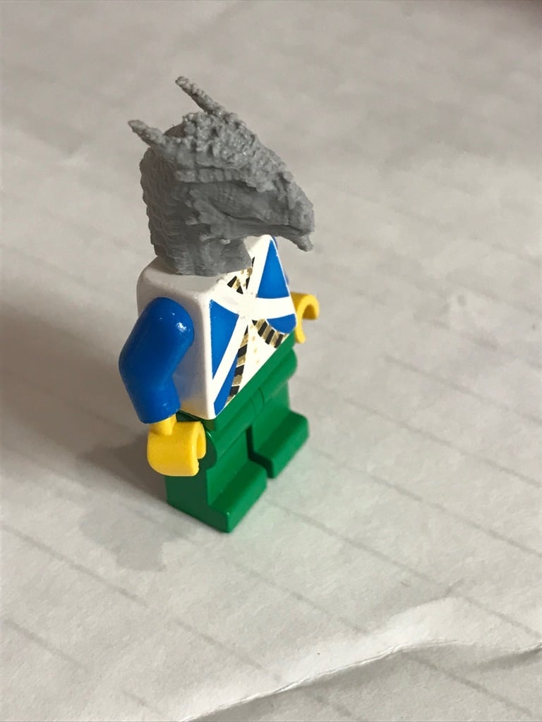 Lego Minifigure Dragon Head