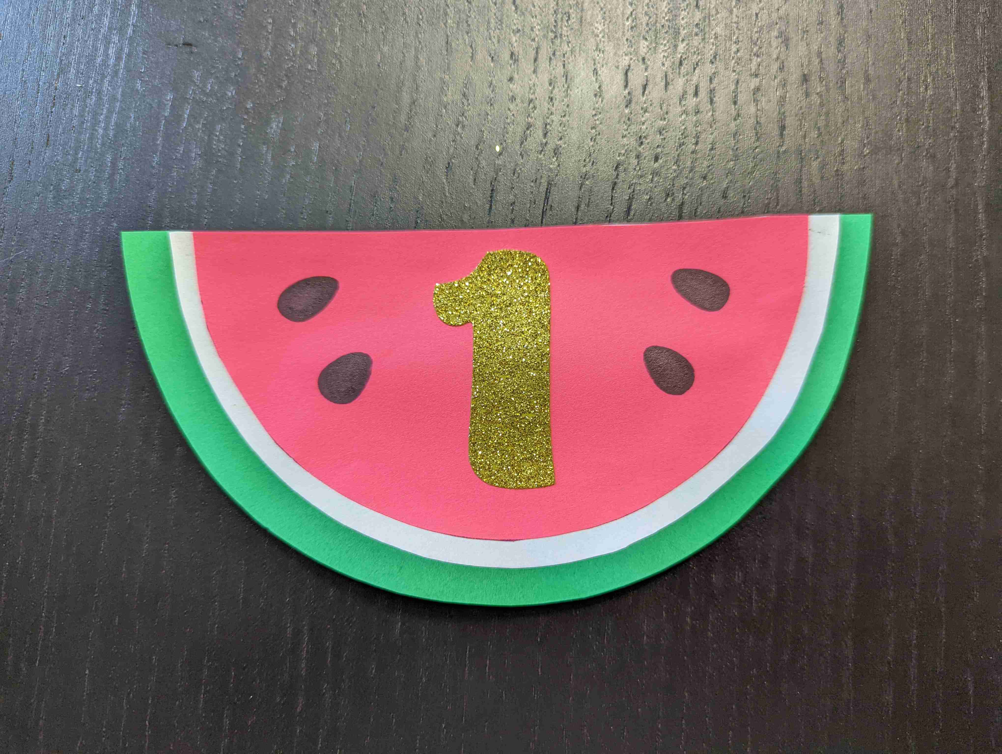 Template for Paper Watermelon