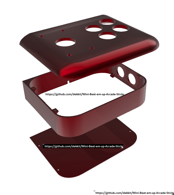 Mini Beat-em-up Arcade Sticks