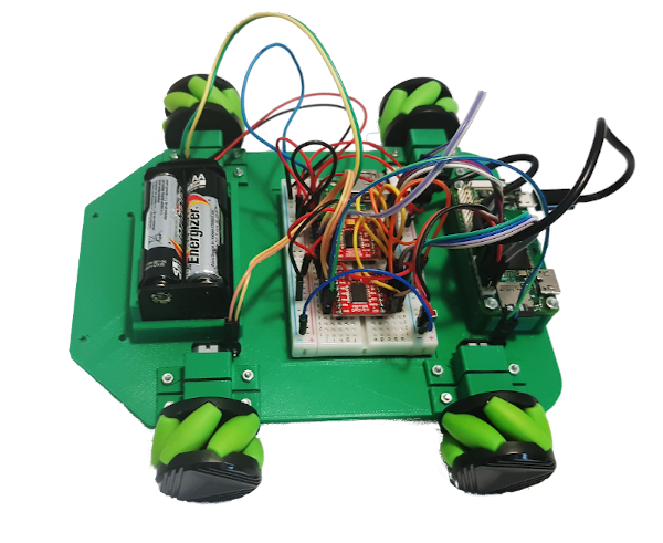 Mecanum Omnidirectional Raspberry Pi Robot