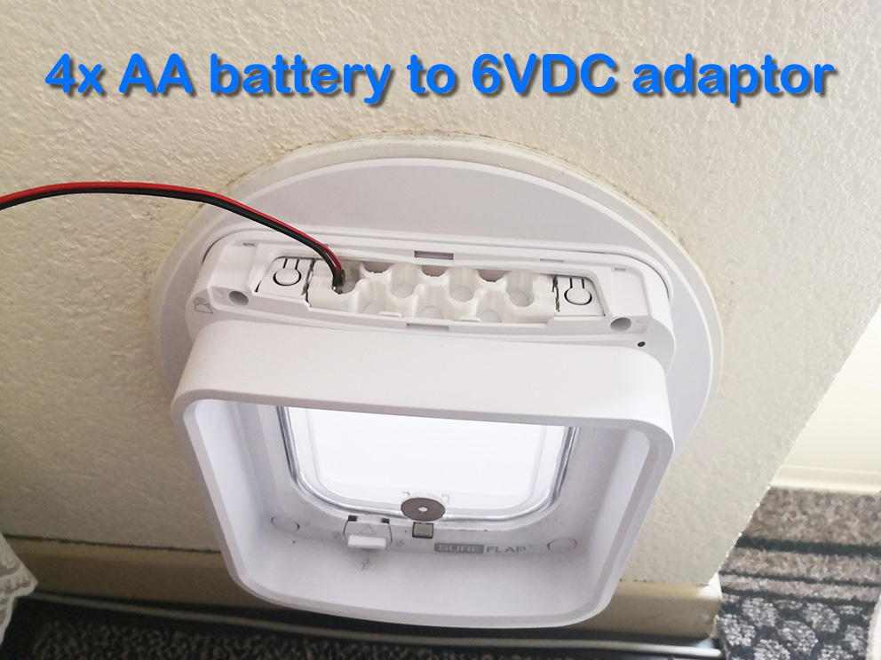 4x AA Battery to 6VDC adapter