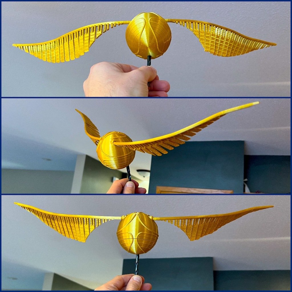 Golden Snitch Tree Topper