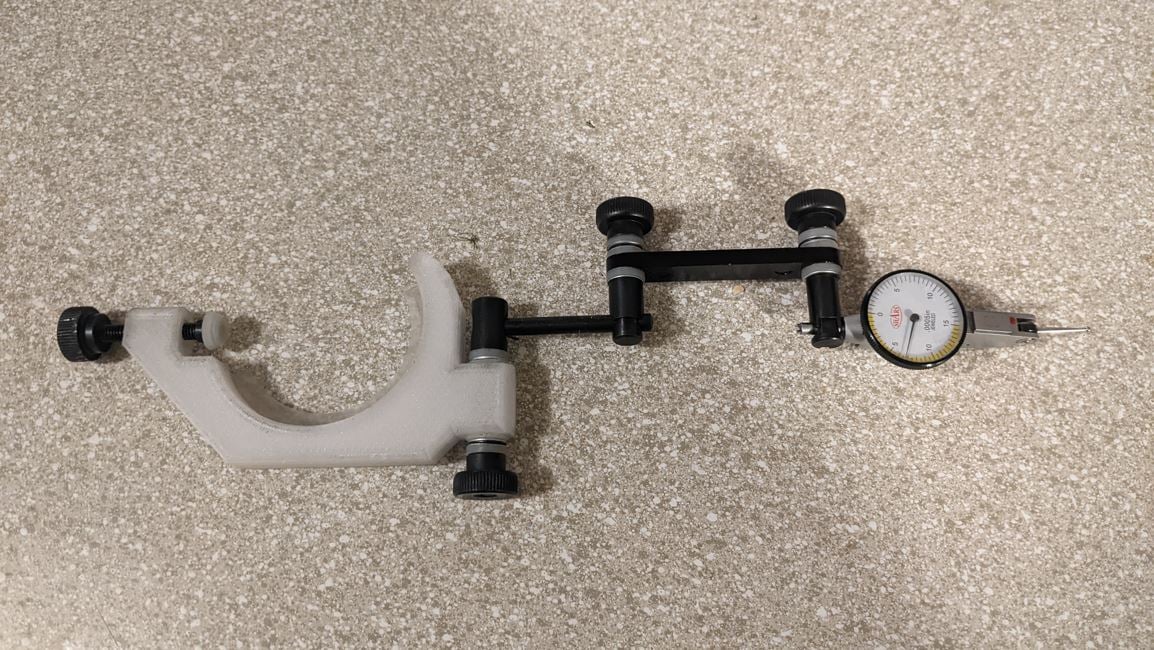 Universal Test Indicator Holder 68mm Spindle Mount