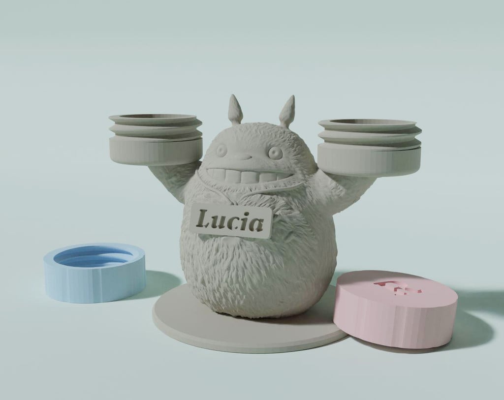 Totoro Cup holder - NOT for contact lens (read description)