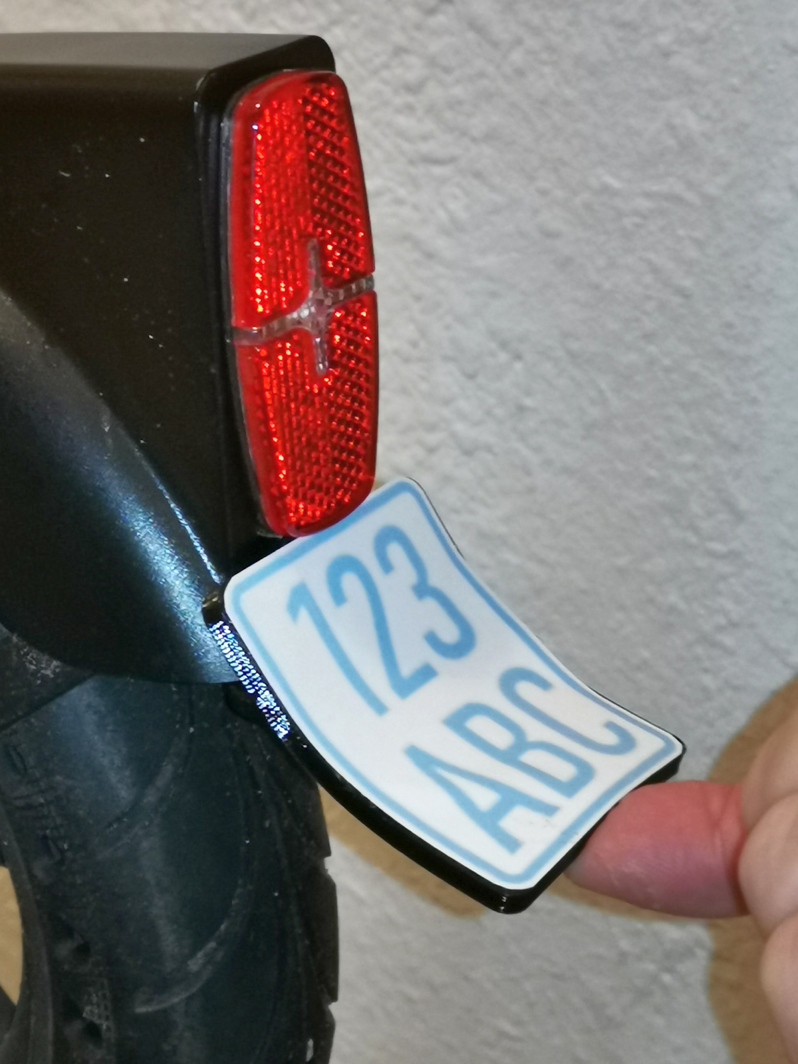 Kennzeichenhalter flexibel ePF1pro