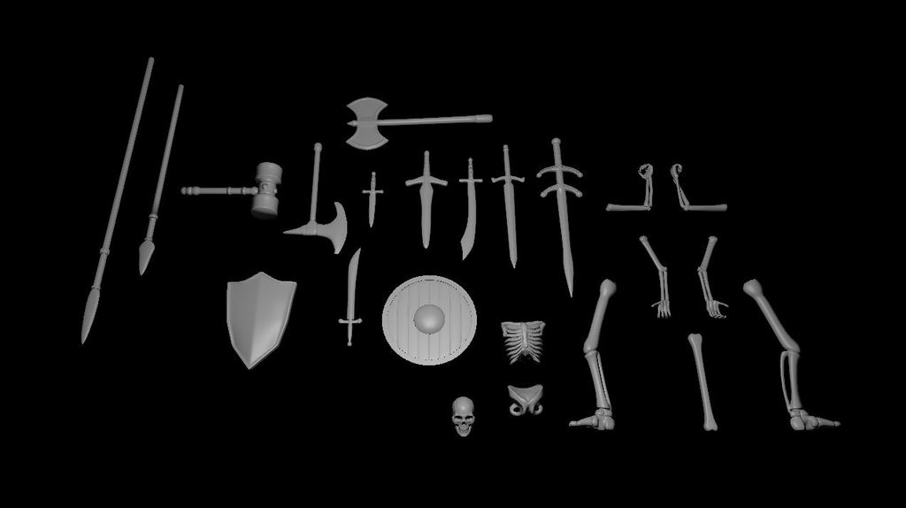 Terrain, Furniture & Scatter Collection (So far) 3D model