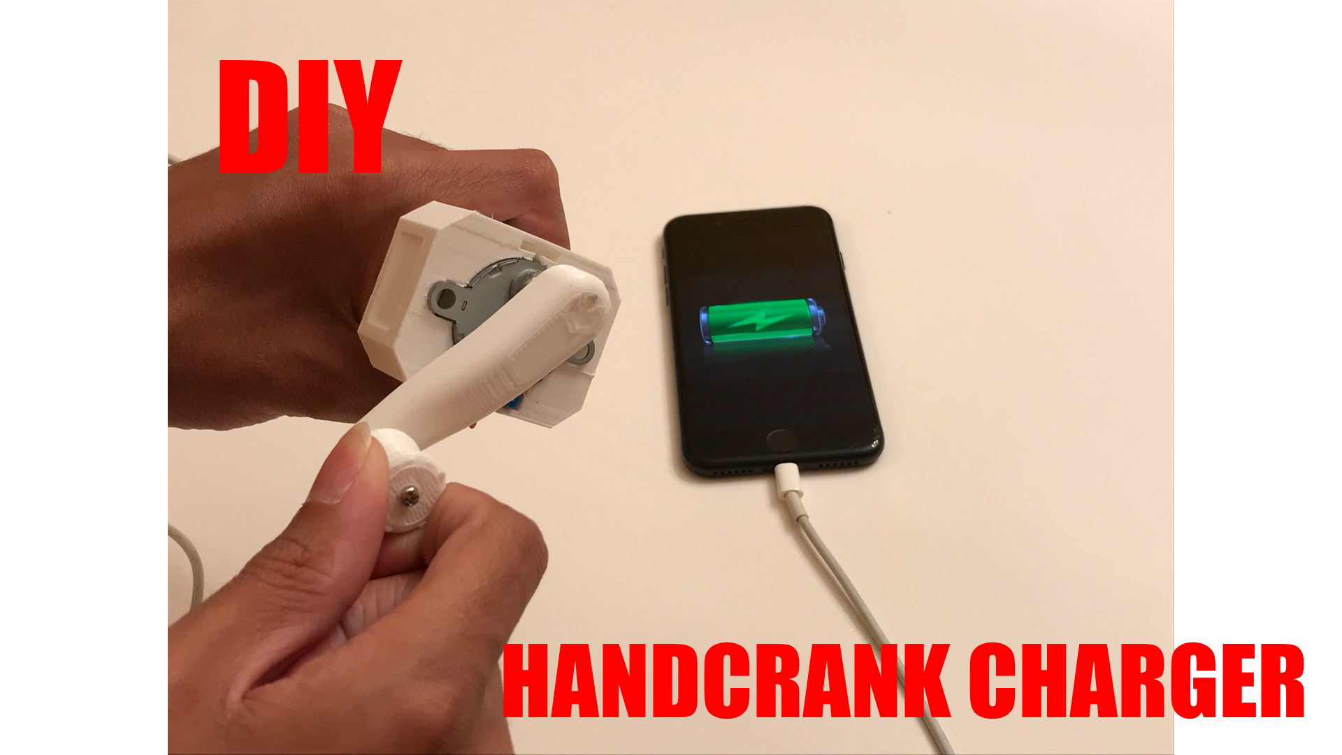Hand Crank Phone Charger!