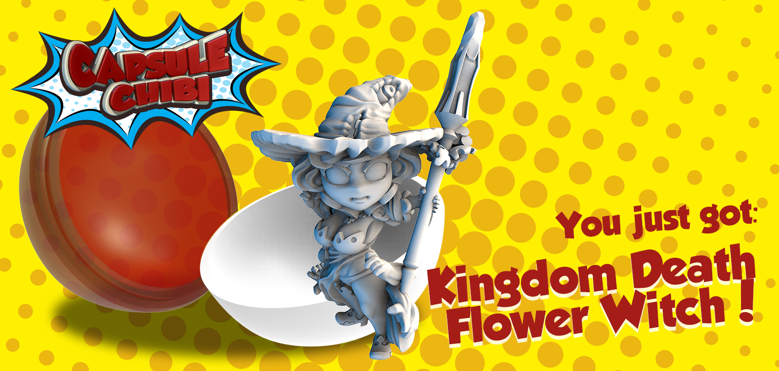 Kingdom Death Flower witch Chibi
