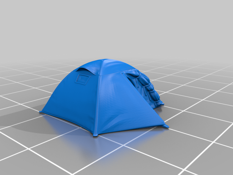 N Scale tent 3