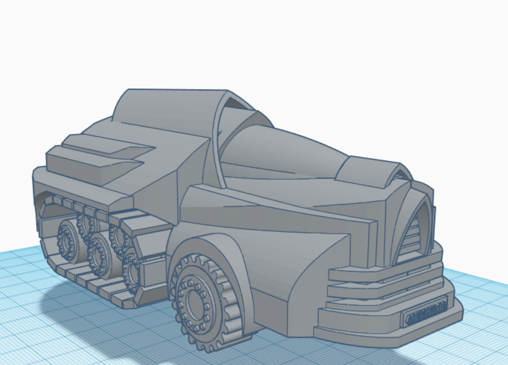 Civilian vehicle for Warhammer 40k - SciFi Car